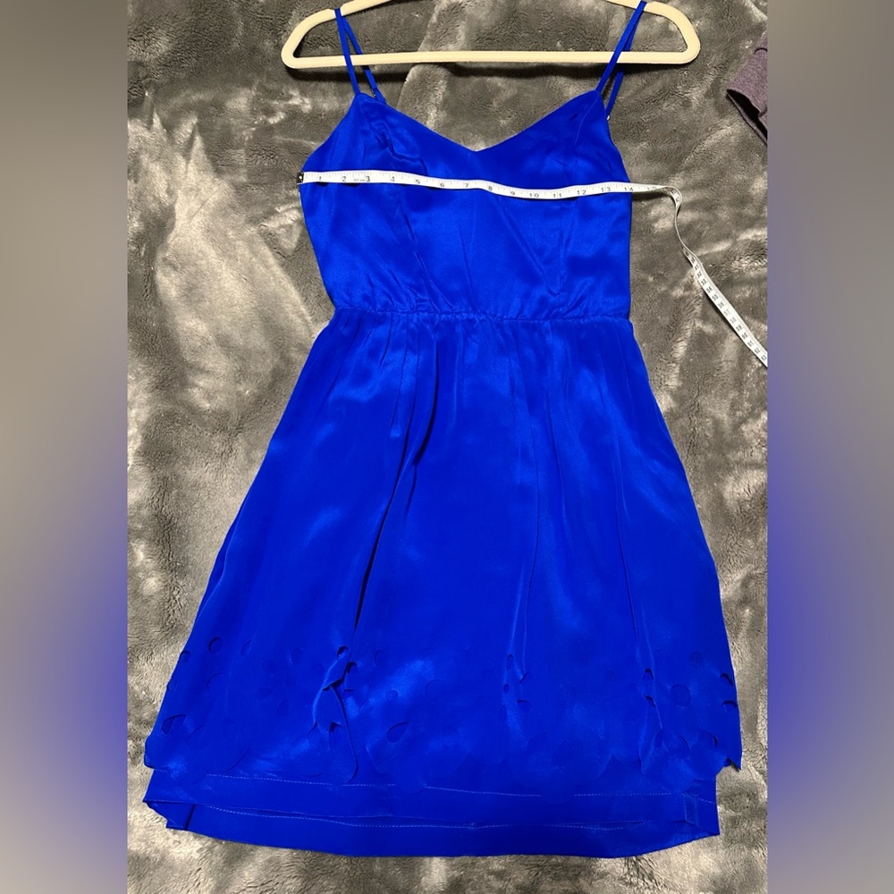5/48 Cobalt Blue Dress 100% Silk New with tags